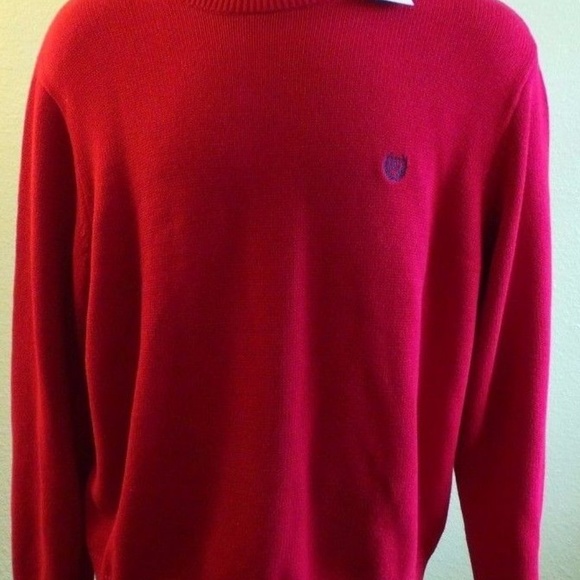 NWT Chaps men's Crewneck knit sweater 100% Cotton - Picture 5 of 6